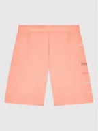 Spodenki damskie - Guess Szorty sportowe J2RD09 KASI1 Pomarańczowy Regular Fit - miniaturka - grafika 1