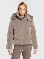 Kurtki damskie - Calvin Klein Kurtka zimowa Modern Padded K20K204693 Beżowy Regular Fit - miniaturka - grafika 1