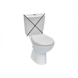 ROCA A34P19V000 ADELE Miska wc do kompaktu o/poziomy z desk? PP - Kompakty WC - miniaturka - grafika 1