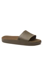 Klapki i japonki damskie - Melissa Klapki Beach Slide Next Gen A 32947 Khaki - miniaturka - grafika 1