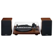 Gramofony - Lenco LS-600WA orzech - miniaturka - grafika 1