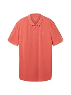 TOM TAILOR Denim Męska koszulka polo, 11042 -Plain Red, L, 11042 – Plain Red, L - Koszulki męskie - miniaturka - grafika 1