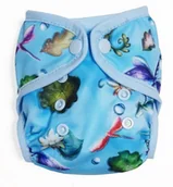 Pieluchy - Otulacz z lamówką - WAŻKI noworodkowy 3-8kg - miniaturka - grafika 1