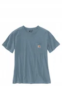 Koszulki i topy damskie - Koszulka Carhartt Heavyweight K87 Pocket - miniaturka - grafika 1