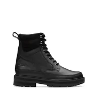 Kozaki damskie - Clarks PragueStyle K. Półdługie kozaki, czarna skóra, 25,5 EU, czarna skóra, 25.5 EU - miniaturka - grafika 1
