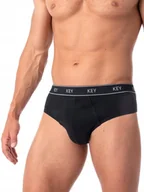 Majtki męskie - KEY 2-Pack SLIPY MĘSKIE MPP 222 M czarny - miniaturka - grafika 1