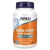Suplementy naturalne - Now Foods DHA-1000 Brain Support (90 kaps.) - miniaturka - grafika 1