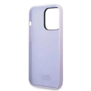 Karl Lagerfeld Etui KLHCP14XSNIKBCU do iPhone 14 Pro Max 6,7" hardcase Silicone Ikonik purpurowy/purple - Etui i futerały do telefonów - miniaturka - grafika 7