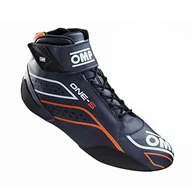 Buty motocyklowe - Omp One-S buty granatowe/fluo pomarańczowe rozmiar 40 Fia 8856-2018 - miniaturka - grafika 1
