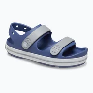 Buty dla dziewczynek - Sandały dziecięce Crocs Crocband Cruiser Kids bijou blue/light grey - miniaturka - grafika 1