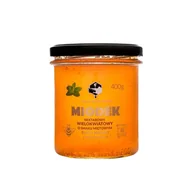 Miód - Miodek wielokwiatowy o smaku mięty 400g Pasieka Dziadka Brunona - miniaturka - grafika 1