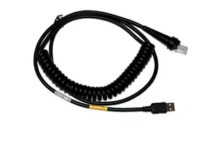 Honeywell USB cable, black, 3m, coiled CBL-503-300-C00 - Akcesoria do kas i terminali - miniaturka - grafika 1