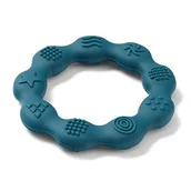 Gryzaki dla dzieci - Gryzak BABYONO Ring 825/03 Niebieski - miniaturka - grafika 1