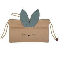 Organizery na łóżeczko - Hi Little One organizer przybornik do łóżeczka SLEEPY BUNNY Beige/Tiffany - miniaturka - grafika 1