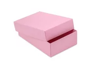 Opakowania i torebki na prezenty - Pudełko ozdobne, różowe pudrowe, 25,5x16x7,5 cm - miniaturka - grafika 1
