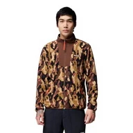 Kurtki męskie - Columbia Męska kurtka polarowa z nadrukiem Sequoia Grove na zamek błyskawiczny, zapinana na całej długości kurtka polarowa Tobacco Treebark, XL - miniaturka - grafika 1