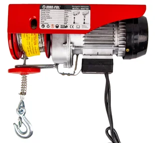 Wciągarka wyciągarka elektryczna linowa warsztatowa 300kg 550W MAR-POL - Wciągarki - miniaturka - grafika 9