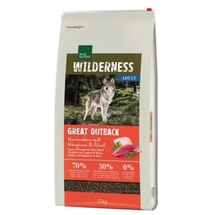 REAL NATURE Wilderness Great Outback Królik, kangur i wołowina 12 kg - Sucha karma dla psów - miniaturka - grafika 1