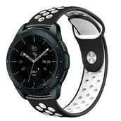 Akcesoria do smartwatchy - Pasek BELINE Watch Sport Silicone 20mm Czarno-biały - miniaturka - grafika 1