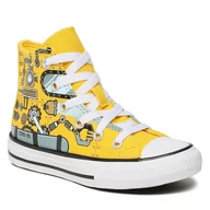 Buty dla dziewczynek - Trampki Converse Chuck Taylor All Star A03576C Banana Yellow - miniaturka - grafika 1