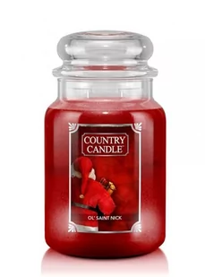 Świeca zapachowa COUNTRY CANDLE Ol' Saint Nick, duży słoik, 680 g, 2 knoty - Świece - miniaturka - grafika 1