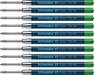 Wkłady do długopisów - Schneider Slider 755 wkład do długopisu (technologia ViscoGlide, trwały, XB = bardzo szeroki) 10 sztuk w opakowaniu, zielony - miniaturka - grafika 1