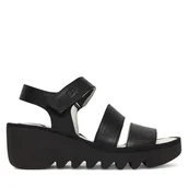 Sandały damskie - Sandały Fly London Bexyfly P501575 Czarny - miniaturka - grafika 1