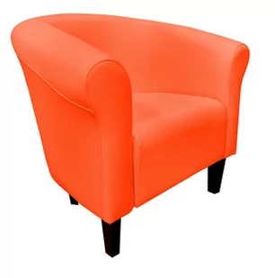 ATOS Fotel Milo D20 pomarańczowy nogi 15 venge - Fotele - miniaturka - grafika 1