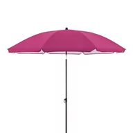 Parasole - Parasol plażowy łamany Derby Como średnica 160 cm, malinowy - miniaturka - grafika 1