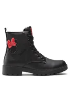 Botki damskie - Geox Trapery J Casey G. C J2620C 000BC C9999 D Czarny - miniaturka - grafika 1