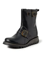 Botki damskie - Fly London Damskie botki Sino525fly, Czarny 000, 39 EU - miniaturka - grafika 1