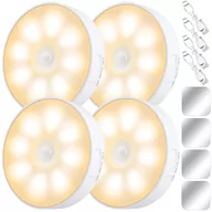 Lampy stojące - 4x Lampka lampa LED czujnik ruchu zmierzchu nocna Alogy Sensor Light Bezprzewodowa oświetlenie meblowe Światło ciepłe 3000k - miniaturka - grafika 1