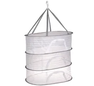 Suszarki do grzybów, owoców i warzyw - Zawieszana Suszarka Spożywcza Na Warzywa Owoce Zioła Grzyby 3-Poziomowa - miniaturka - grafika 1