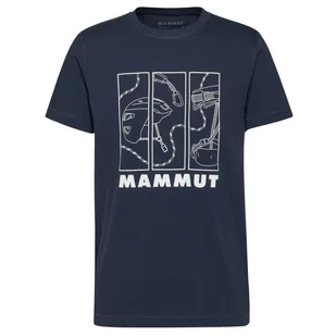 Koszulka męska Mammut Mammut Core T-Shirt Men Gear Rozmiar: XXL / Kolor: niebieski - Koszulki sportowe męskie - miniaturka - grafika 1