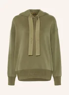 Bluzy damskie - Boss Bluza Z Kapturem Efelpa gruen - BOSS - miniaturka - grafika 1