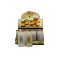 Świece - Świeczka dekoracyjna LED 9 cm ciepły biały - miniaturka - grafika 1