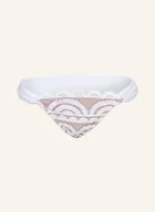 Stroje kąpielowe - Pilyq Dół Od Bikini Trójkątnego Lace Fanned Teeny weiss - miniaturka - grafika 1
