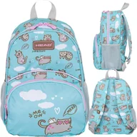 Plecaki - Plecaczek Dla Ucznia Plecak Dla Przedszkolaka Wycieczkowy Head Meow Solidny - miniaturka - grafika 1