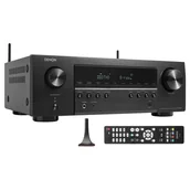Amplitunery - Denon AVC-S660H - Amplituner sieciowy kina domowego 5.2 8K - miniaturka - grafika 1