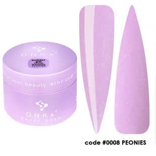 BUILDER GEL "DNKa", 30 ml #0008 Peonies - Lakiery hybrydowe - miniaturka - grafika 1
