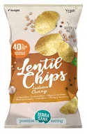 Chipsy - Terrasana (nap. kokos, kremy orz., syr. CHIPSY Z SOCZEWICY O SMAKU INDYJSKIEJ PRZYPRAWY CURRY BEZGLUTENOWE BIO 75 g - - miniaturka - grafika 1