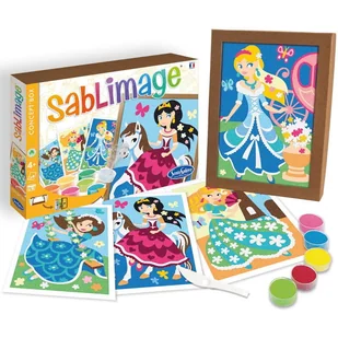 Zestaw do malowania piaskiem Sablimage - Księżniczki, SentoSphere - Zabawki kreatywne Zestaw do malowania piaskiem Sablimage - Księżniczki, SentoSphere - Zabawki kreatywne - miniaturka - grafika 1
