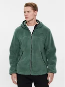 Bluzy męskie - Kappa Polar 321H7YW Zielony Regular Fit - miniaturka - grafika 1