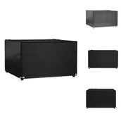 Pokrowce na meble ogrodowe - vidaXL Pokrowiec na meble ogrodowe 8 oczek 125x125x75 cm kwadratowy - Pokrowce ochronne na meble ogrodowe - miniaturka - grafika 1