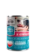 Mokra karma dla kotów - Frendi kawałki w delikatnym sosie z cielęciną 400g - miniaturka - grafika 1