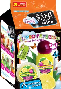 Ranok Żel pod prysznic + sól do kapieli Aromatyczna cytryna CREATIVE - Zabawki kreatywne - miniaturka - grafika 1