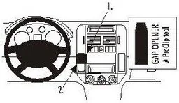 ProClip do Volkswagen Polo 02-09 - Uchwyty samochodowe do telefonów - miniaturka - grafika 1