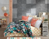 Pościel - Hobby Pościel bawełniana Monstera Orange - miniaturka - grafika 1
