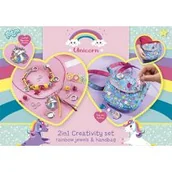Zabawki kreatywne - Zestaw kreatywny 2w1 jednorożce biżuteria torebka Totum - miniaturka - grafika 1