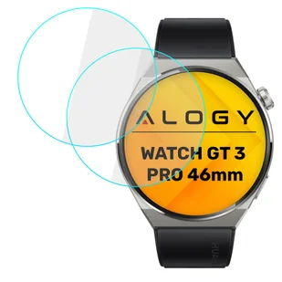 2x Szkło hartowane Alogy na ekran 9H do Huawei Watch GT 3 Pro 46mm - Akcesoria do smartwatchy - miniaturka - grafika 11